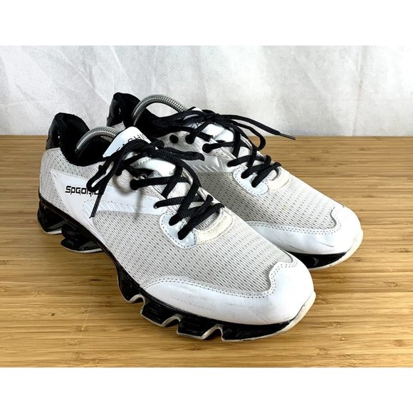 Men's Shoes Blade Fashion Sport  Shoes Gym Running Sneakers Large Size 9.5 White - Picture 3 of 7